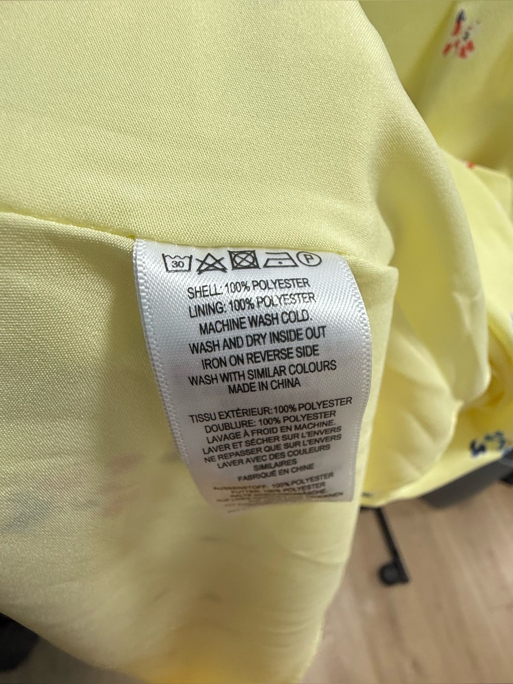 French Connection Yellow Floral Flutter Sleeve Skater Dress - Size US 6 - Picture 14 of 16